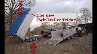 Twin Trailer Battle  New TwinTrailer Tridax VS quotold onequot  Baumpflege Mertens [upl. by Ojytteb]