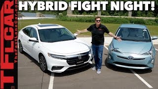 Compared 2019 Honda Insight vs Toyota Prius 060 MPH Matchup Review [upl. by Urbas]