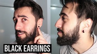 3 Black Earring Styles [upl. by Okiruy]