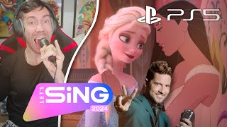 🕺 Probando modos y cantando Pocahontas Frozen y David Bisbal  Lets Sing 2024 PS5 [upl. by Cud802]