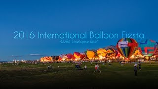 2016 Albuquerque International Balloon Fiesta  4K [upl. by Warring176]