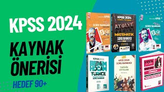 KPSS 2024 KAYNAK KİTAP TAVSİYESİ kpss kpss2024 kpssb [upl. by Mommy]