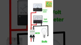 ampere meter voltmeter connection [upl. by Alexandre893]