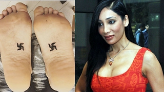 Sofia Hayat REACTS To Her Swastika Tattoo On Feet  Instagram [upl. by Rodolfo]