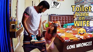 TOILET PRANK ON WIFE GONE WRONG  HOLI SPECIAL [upl. by Christiano]