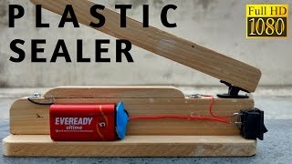 How to make Plastic Bag Heat Sealer Machine easy [upl. by Earaj]