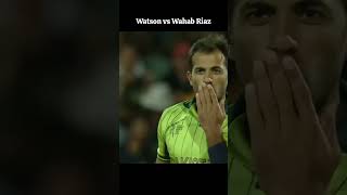 Wahab Riaz Vs shane Watson [upl. by Nyret]