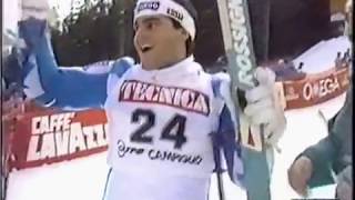 Alberto Tomba Coppa del Mondo 1987 Sestriere Val Badia Madonna di Campiglio [upl. by Olemrac784]