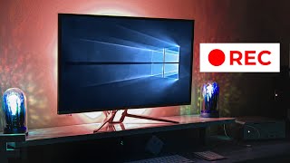 Como Gravar a tela do PC  Computador com Windows 10 com áudio [upl. by Annanhoj]