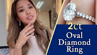 Upgrading Her Engagement Ring  To 2 ct Oval Diamond [upl. by Jeffie]