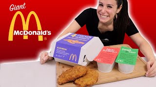 DIY McDONALDS GIANT McNUGGETS 🐓 [upl. by Pantheas493]