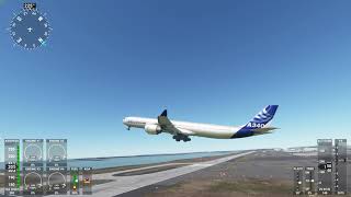 Microsoft Flight Simulator 2020 A340600 [upl. by Randall]