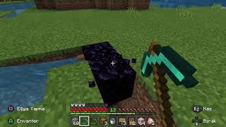 Minecraft obsidyen yapımı [upl. by Scrivings]