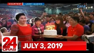 24 Oras Express July 3 2019 HD [upl. by Donahoe693]