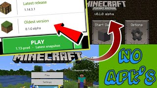 How To Change Between MCPE Versions without downloading APK [upl. by Llenor]