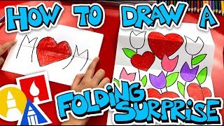 How To Draw A Mothers Day Folding Surprise [upl. by Noy630]