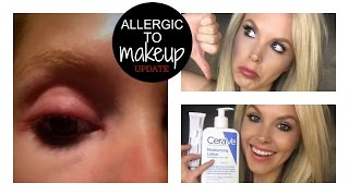 UPDATE Im Allergic to Makeup  Lash Glue [upl. by Sitelc86]