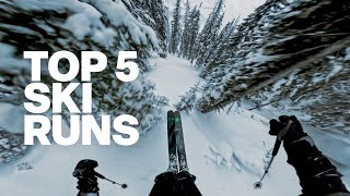 My Top 5 Ski Runs of 2023  GoPro POV 4K [upl. by Ajram630]