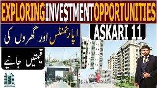 Askari 11 Luxury Apartments amp Houses For Sale  Detailed Site Visit  Sector A to D  Must Watch [upl. by Keyes426]