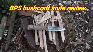 BPS bushcraft knife review [upl. by Martella]