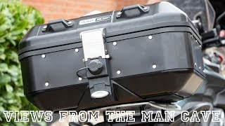 Givi Trekker Dolomiti DLM30 Top Box  Install amp Review  Triumph Tiger 800 [upl. by Haseena]