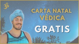 Calcula tu Carta Natal totalmente GRATIS con este Método  Astrología Védica [upl. by Ennoitna]