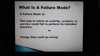 FMECA  Failure Mode Effects and Criticality Analysis [upl. by Ewnihc]