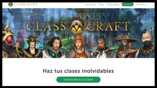 Tutorial CLASSCRAFT español gamificación [upl. by Ennairrac405]