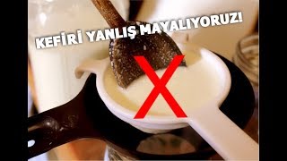 KEFİR NASIL MAYALANIR KEFİRİ YANLIŞ MAYALIYORUZ Yanlış uygulamalarla zararlı hale getiriyoruz [upl. by Sharma]