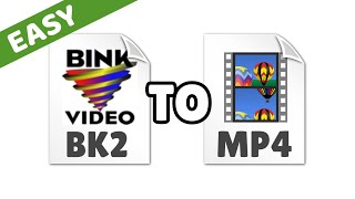 How to Convert BK2 to MP4 Video Files BINKRAD [upl. by Aslam137]