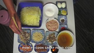 Paano magluto Pancit Palabok Recipe  Tagalog Pinoy Filipino Noodles [upl. by Akinimod]