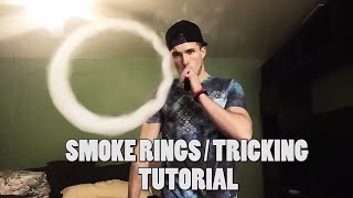 Vape Ring  Tricking Tutorial Cough Hand Pushes amp Jellyfish [upl. by Derfiniw]