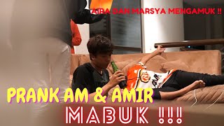 AIRA  MARSYA DAN TEAH MARAH   PRANK AM amp AMIR M4BUK [upl. by Ycniuqal319]