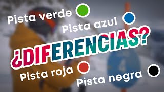 QUÉ TIPOS DE PISTAS DE ESQUÍ EXISTEN Colores  Aprende a esquiar [upl. by Nedmac]