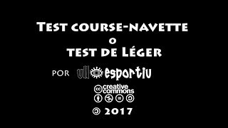 Test Course Navette Periodos de 1 minuto En castellano [upl. by Tatia]