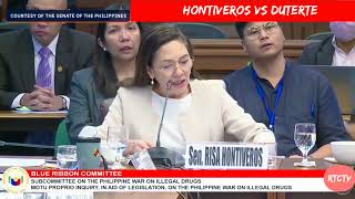 SENHONTIVEROS VS FORMER PRESDUTERTE [upl. by Nnylarej]