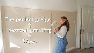 🪚 How to Create a Stunning Feature Wall for under €100  Easy DIY Panelling 🎨 [upl. by Nobe]