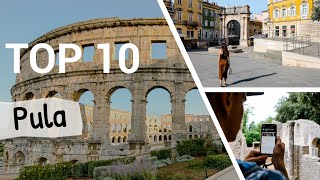 PULA in ISTRIEN  TOP 10 Sehenswürdigkeiten amp Tipps für deinen Urlaub in Kroatien [upl. by Margalo]