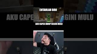 REACT MEME MINECRAFT LUCU INDONESIA 187 shorts [upl. by Marston]