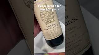 1988 Chateau Gruaud Larose for the Holidays short [upl. by Nolad]