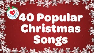 Top 40 Popular Christmas Songs and Carols Playlist  Over 90 Minutes 🎅 [upl. by Ardnait828]