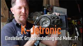 KJetronic  Einstellen Grundeinstellung und Mehr Erklärt vom Kfz Meister [upl. by Ireland]