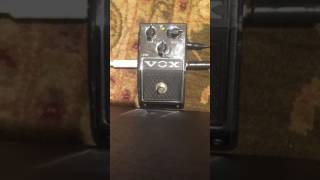 Vox valvetone v810  overdrive pedal demo [upl. by Cleveland]