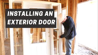 Installing an exterior door [upl. by Hieronymus]