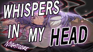 Nightcore ONLAP  Whispers In My Head  Lyrics [upl. by Stalk]