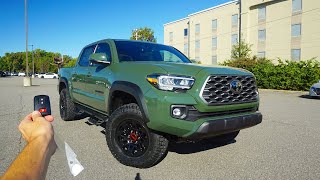 2021 Toyota Tacoma TRD Off Road XP Start Up Walkaround Test Drive and Review [upl. by Ahcsrop]