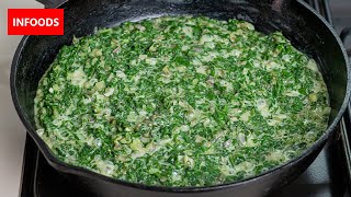 Creamed Spinach Recipe  How to Make Creamed Spinach  Vegan Recipes  Infoods [upl. by Naget454]