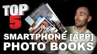 TOP 5 BEST Smartphone App Photo Books 2019 [upl. by Analahs]