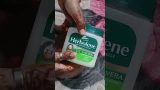 HERBOLEME Aloe Petroleum jelly Bast ALOE VERA amp BASEER KHAN [upl. by Emarej]