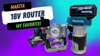 My FAVORITE ROUTER  the Makita 18v Palm Router [upl. by Hestia]